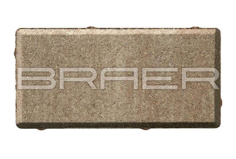 BRAER Прямоугольник Color Mix Миндаль 40 мм