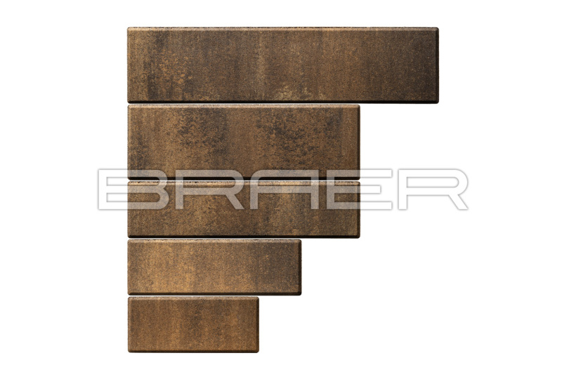 BRAER Домино Color Mix Каштан