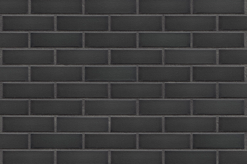 Клинкерная плитка с пропилами King Klinker Black Stone для вентилируемых фасадов