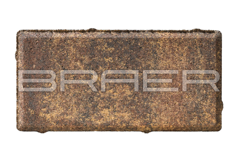 BRAER Прямоугольник Color Mix Мальва 40 мм