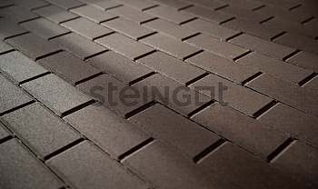 Бетонная тротуарная плитка STEINGOT Прямоугольник Темно-Коричневый