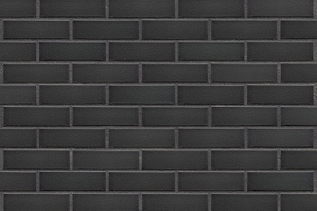 Клинкерная плитка с пропилами King Klinker Black Stone для вентилируемых фасадов