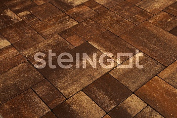 Бетонная тротуарная плитка STEINGOT Бавария Color Mix Штайн Браун