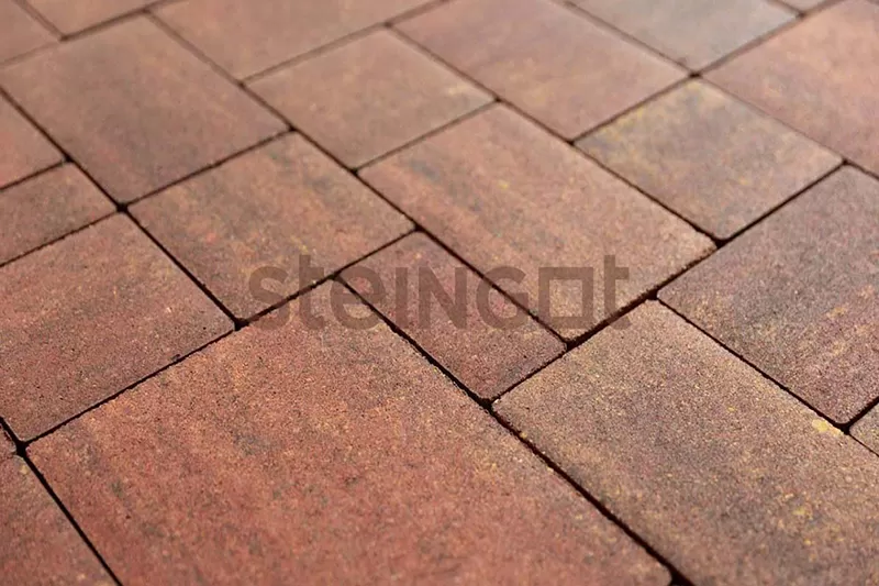 Брусчатка и тротуарная плитка STEINGOT Бавария Color Mix Терракота