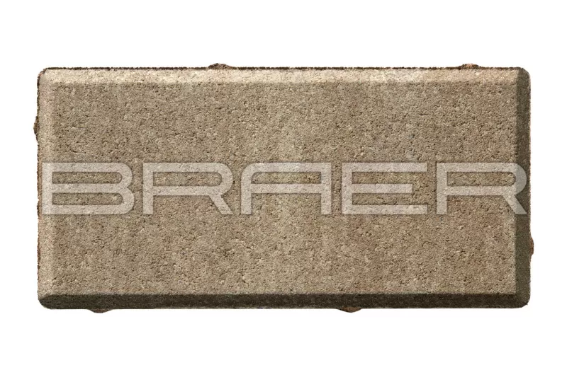 BRAER Прямоугольник Color Mix Миндаль 60 мм